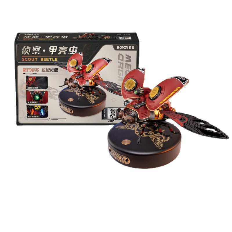 Assemblage du modèle de métal punk mécanique 3d Beetle