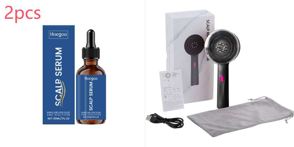 Scalp Care Massage Activer les collatéraux Soins capillaires Peigne de massage Guide liquide Croissance des cheveux
