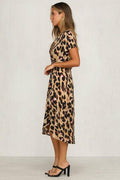 Femme Léopard imprimé Robe sexy