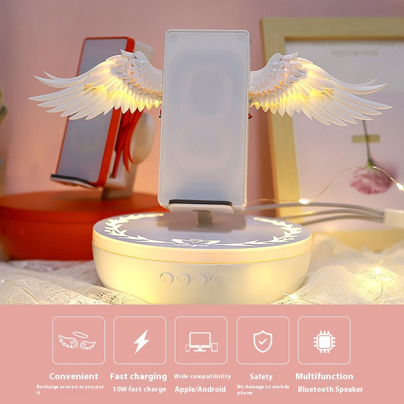 Haut-parleur sans fil Chargeur de téléphone mobile créatif charge rapide