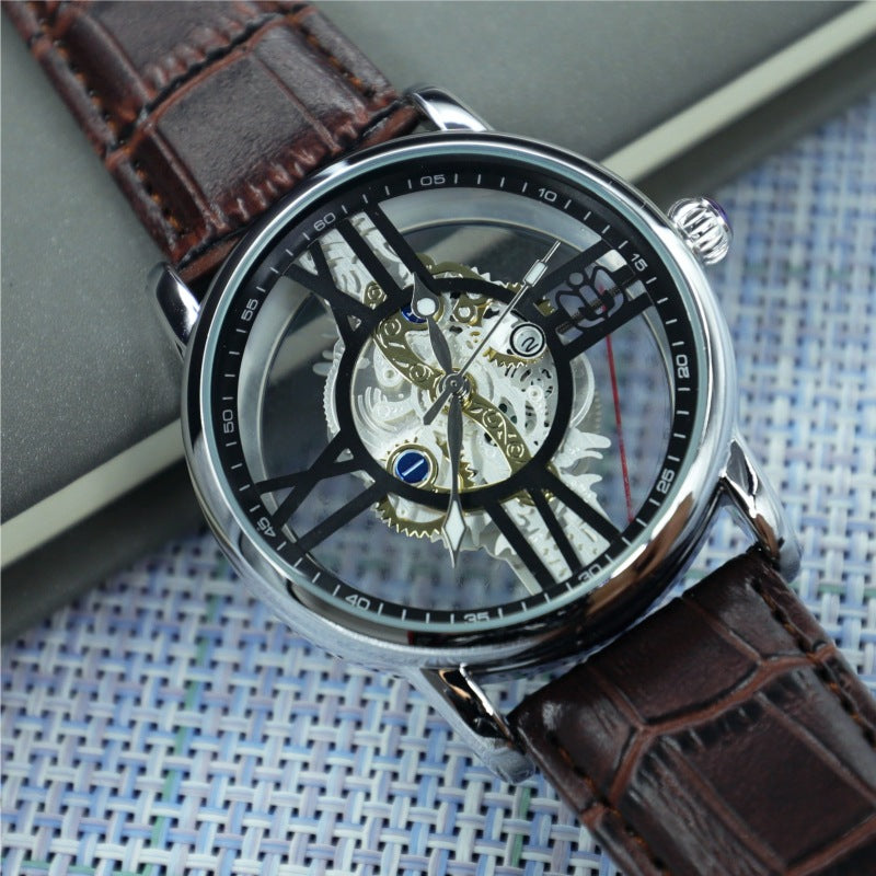 Montre de sport de style industriel-mécanique pour hommes