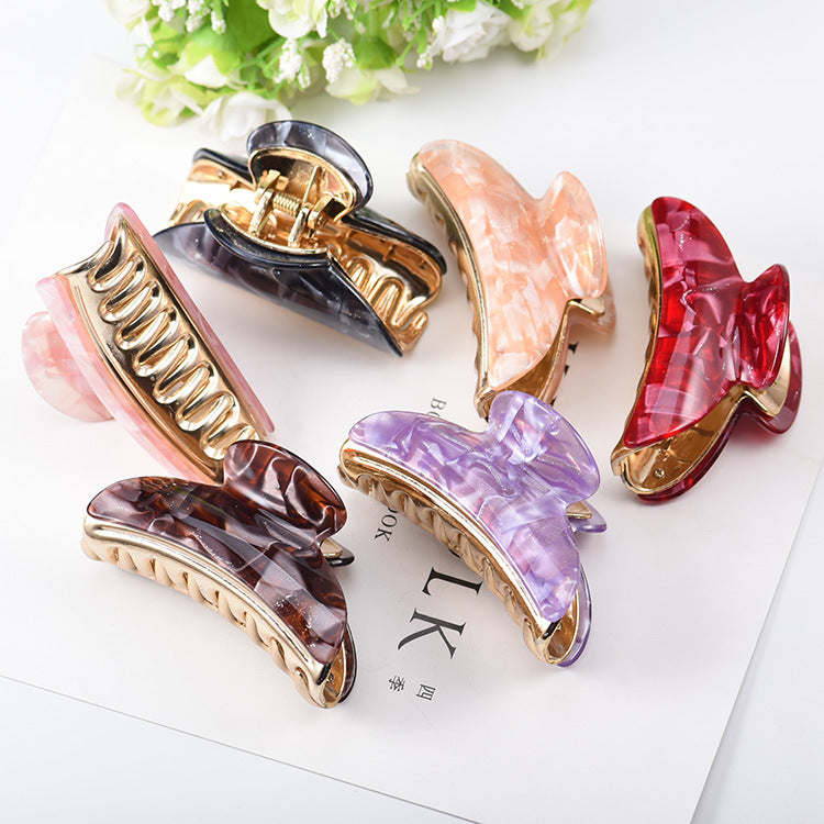 Mode femme Grandes Barrettes acryliques