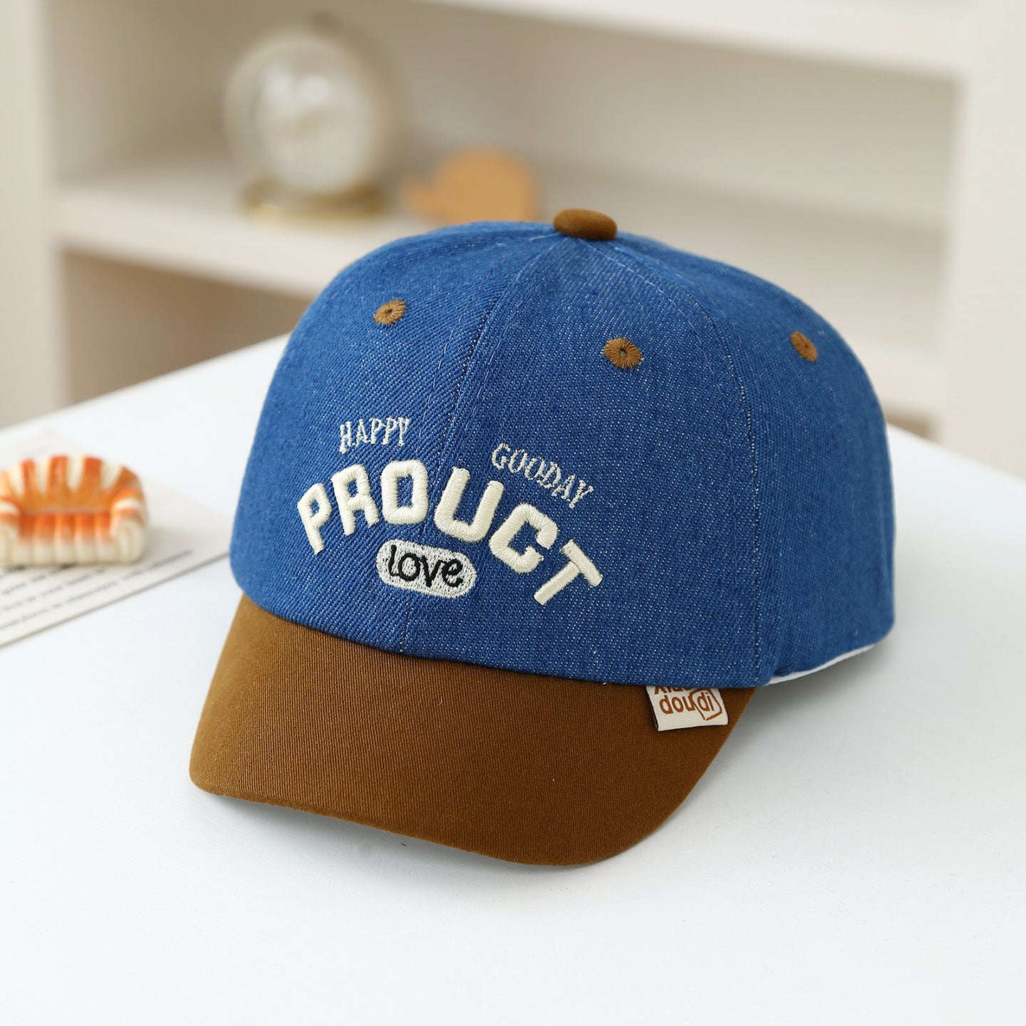 Chapeau d'été pour enfants - Casquette de baseball multicolore tendance pour enfants - Ba