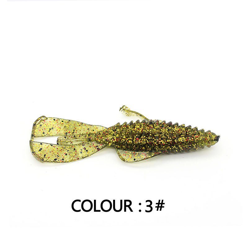 Simulation de lure appât doux 8cm Tackle de pêche