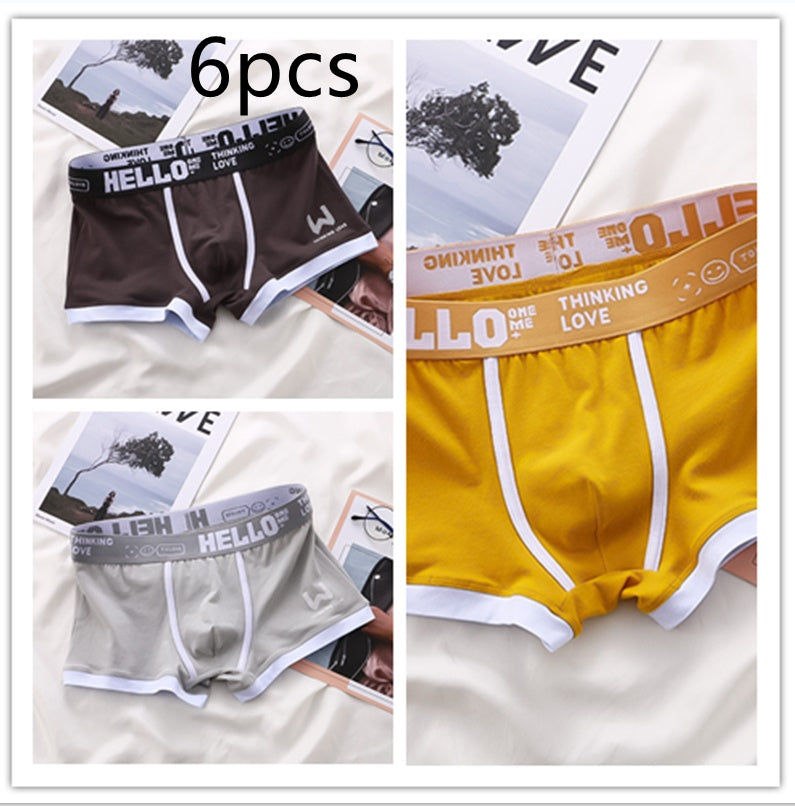 Boxers homme Trendy Respirant Couleur Contraste