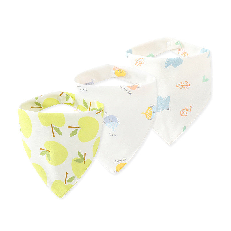 Bébé coton doux Triangle écharpe pour les hommes et les femmes