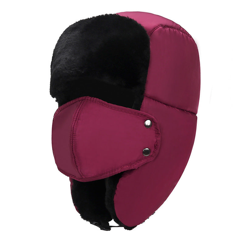 Chapeau épais Plus Velvet Lei Feng résistant au froid