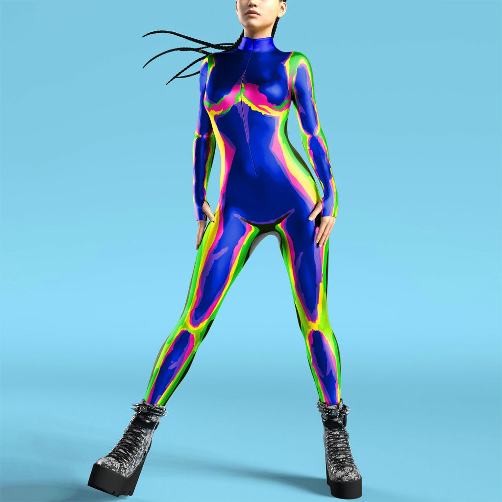 Costume de saut à main numérique imprimé 3D
