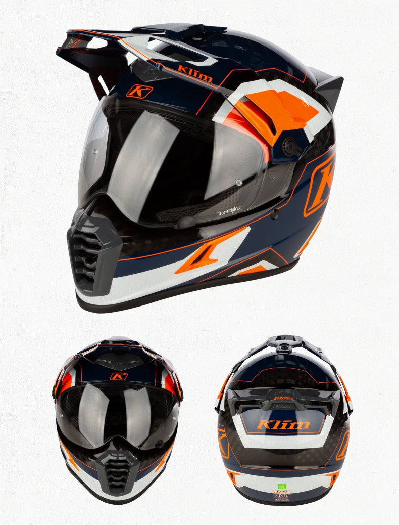 Casque de moto hors route Rallye