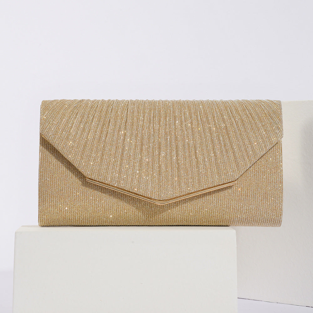 Clutch de soirée pour femmes vintage avec sac d'oreiller en lambeaux Socialite Party Banquet Tote