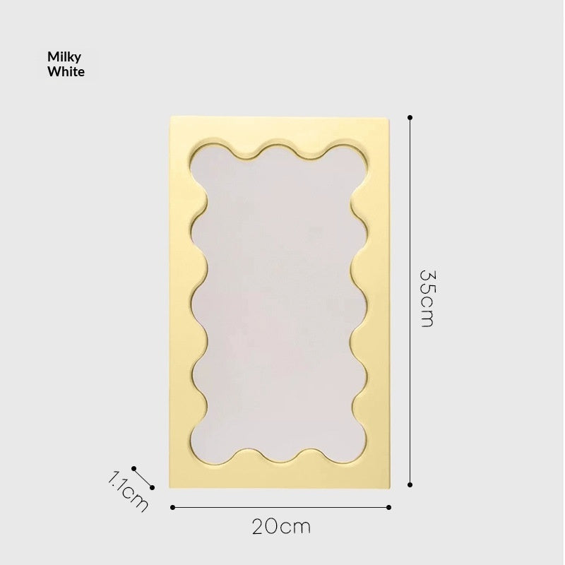 Square Wave Pattern Vanity miroir mur miroir entrée miroir
