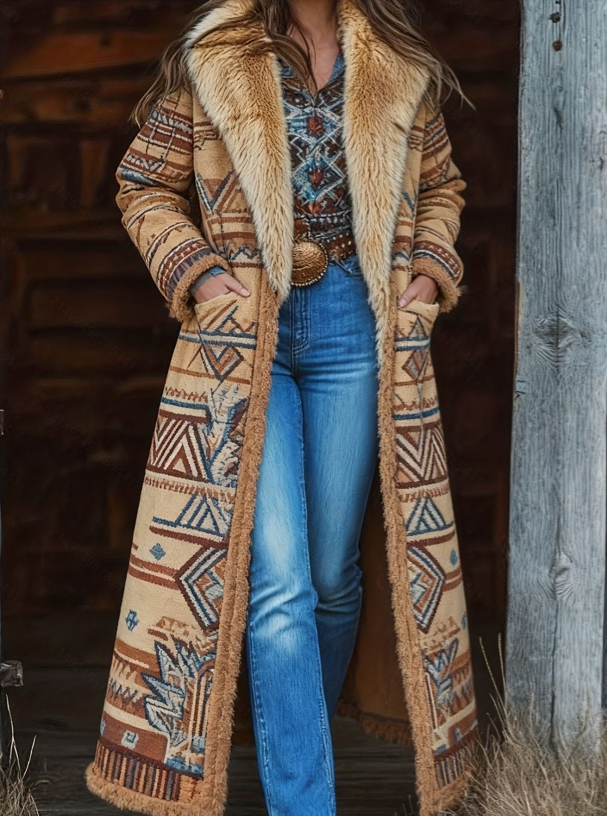 Retro-style En peluche brise-vent mode et chaud pour l'automne et l'hiver
