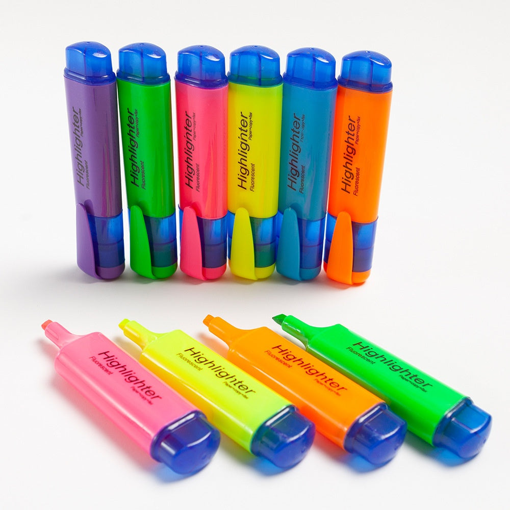 Highlighter Marqueur de points clés Stylo à plume couleur doodle