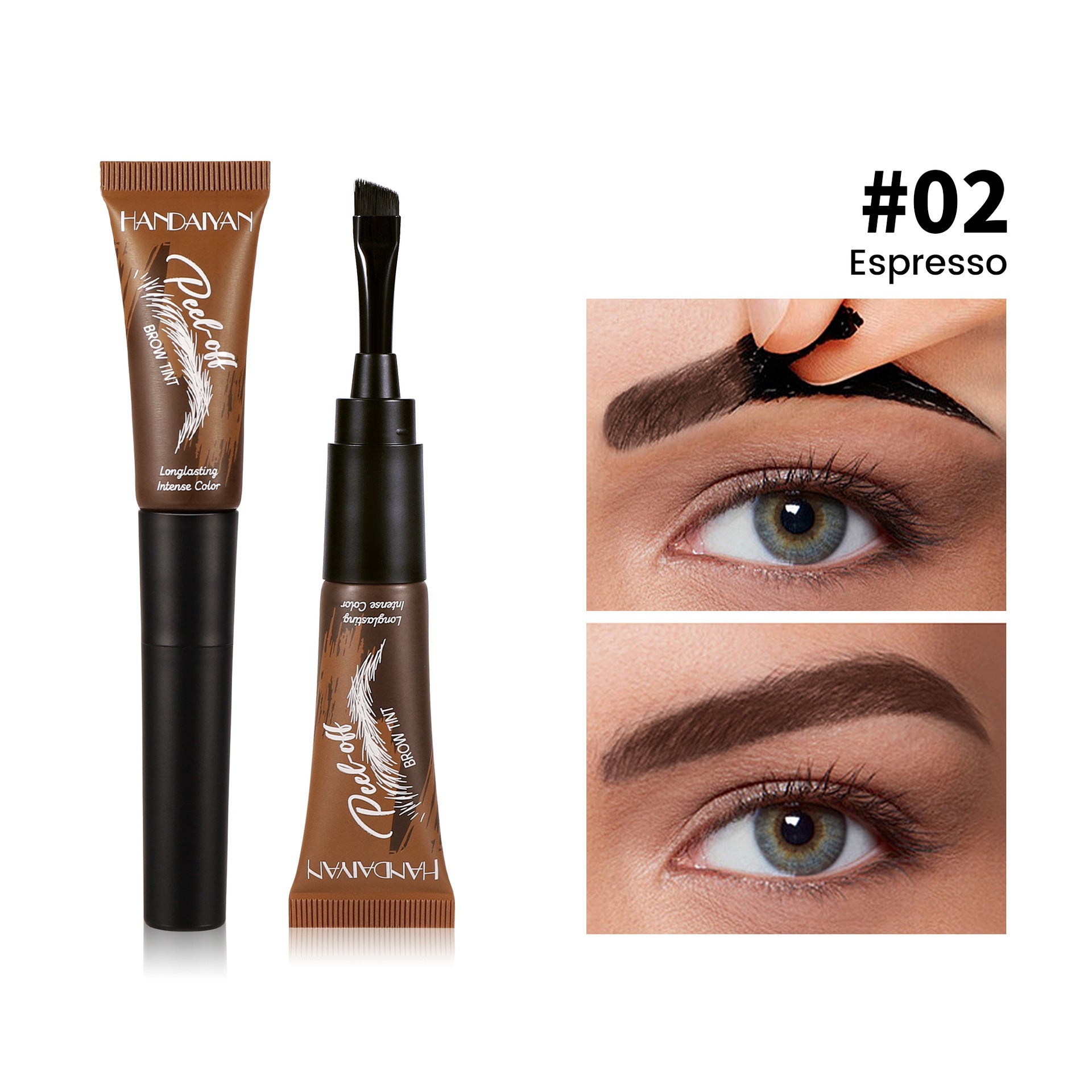 Teinture de sourcils imperméable longue durée
