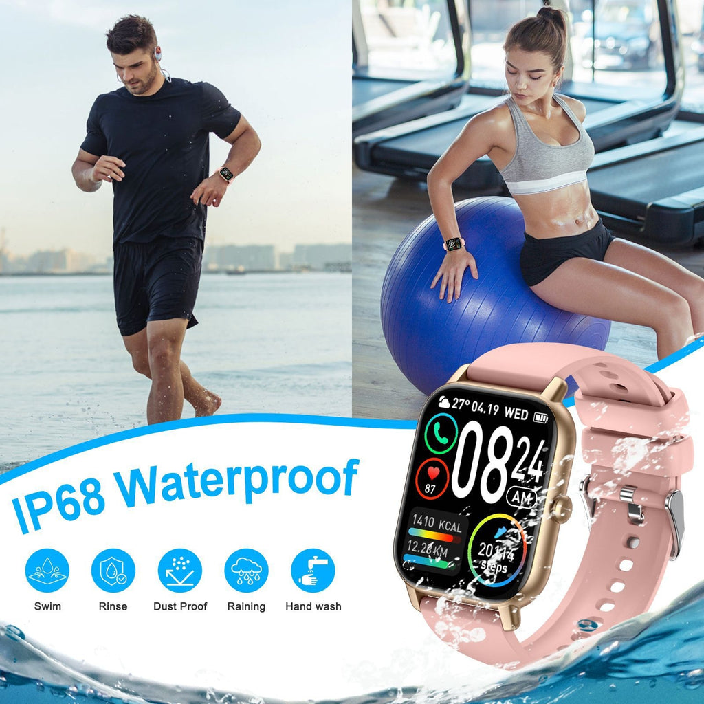 Smart Watch Bluetooth appelant la fréquence cardiaque Pression artérielle Sommeil
