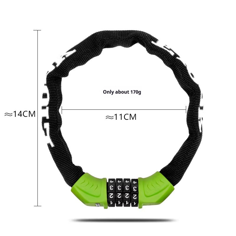 Anti-theft coded chain lock