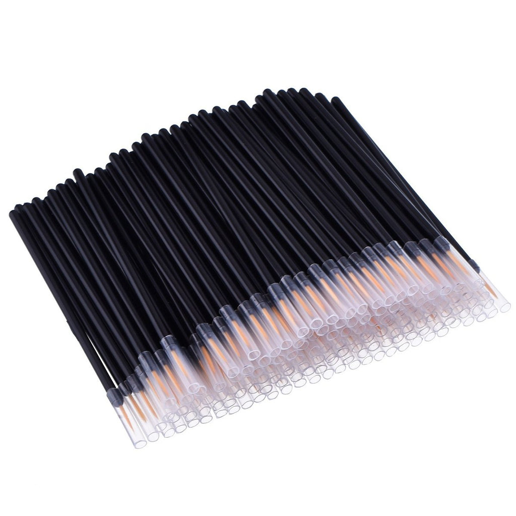 Brosses jetables pour eyeliner à cent paquets - Applicateurs ultra-fins