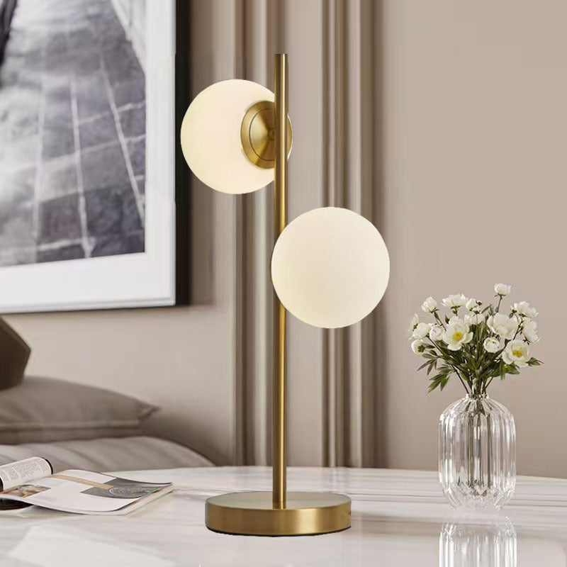 Lampe de table de Globe de verre personnalisé postmoderne