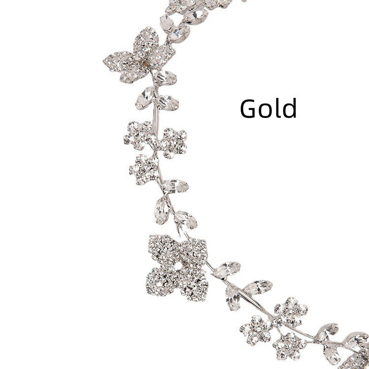 Tête de bande de cheveux Zircon cristal