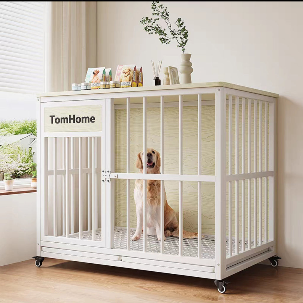 Crate de chien renforcé intégré et Kennel style Villa