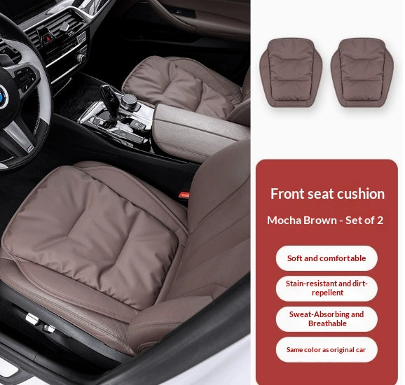 Pana Leather Car Seat Cushion for Front Row