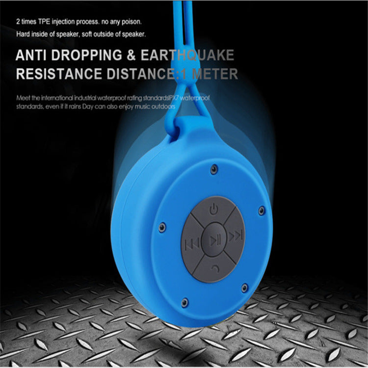 Wireless Bluetooth Suction Cup Speaker Dustproof Audio