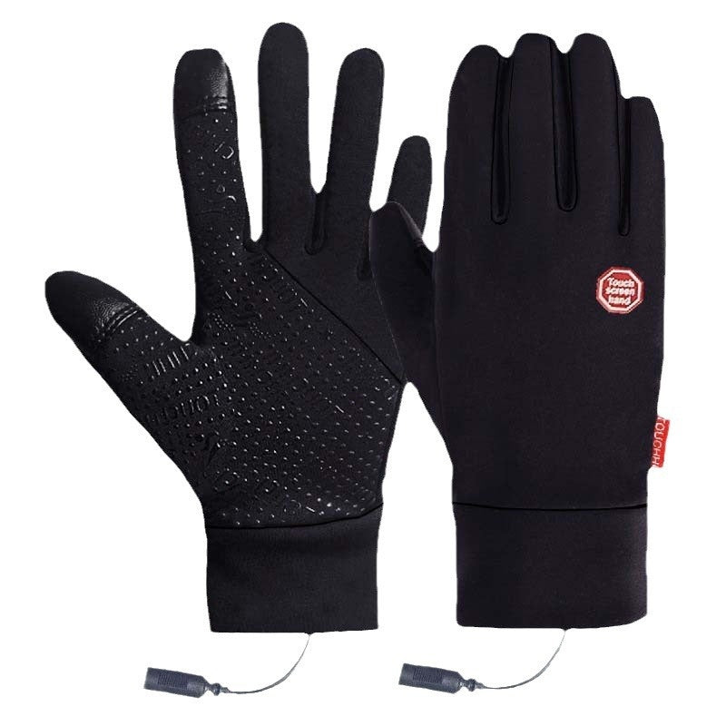 Charger Cyclisme Touch écran coupe-vent Warm Usb Gants de chauffage