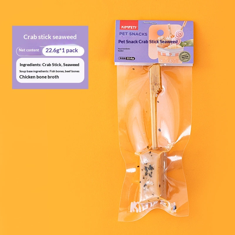 Animaux de compagnie traite les brochettes séchées de viande Oden Sticks