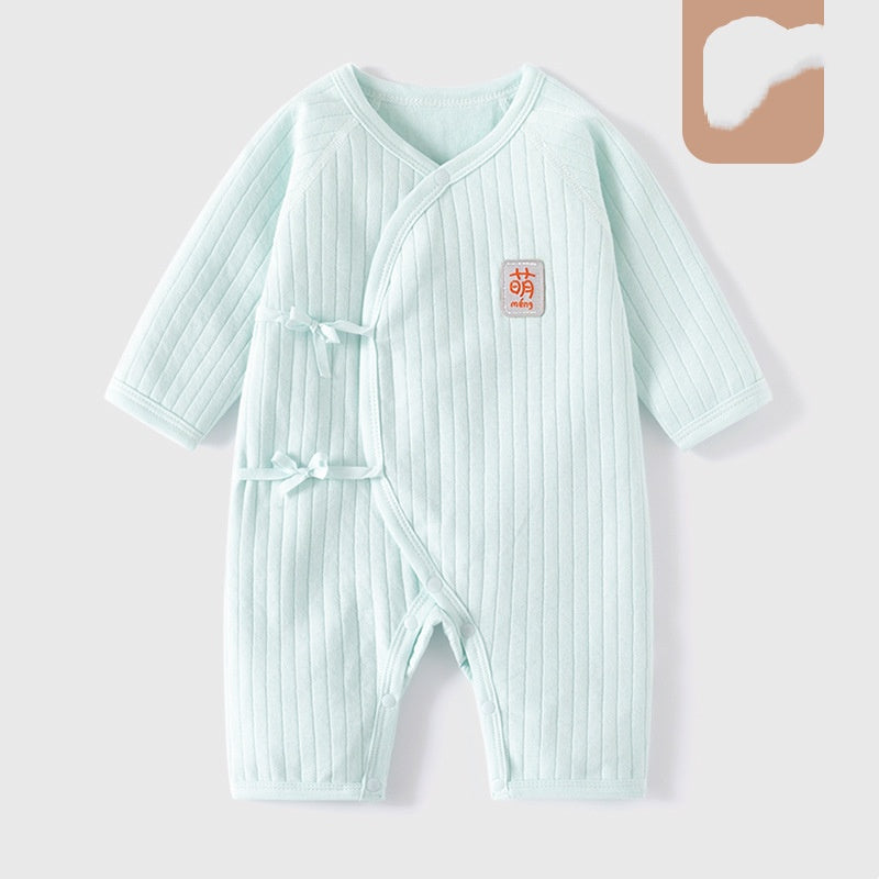 Nouveau-né Bodysuit Sans os manches longues Onesie
