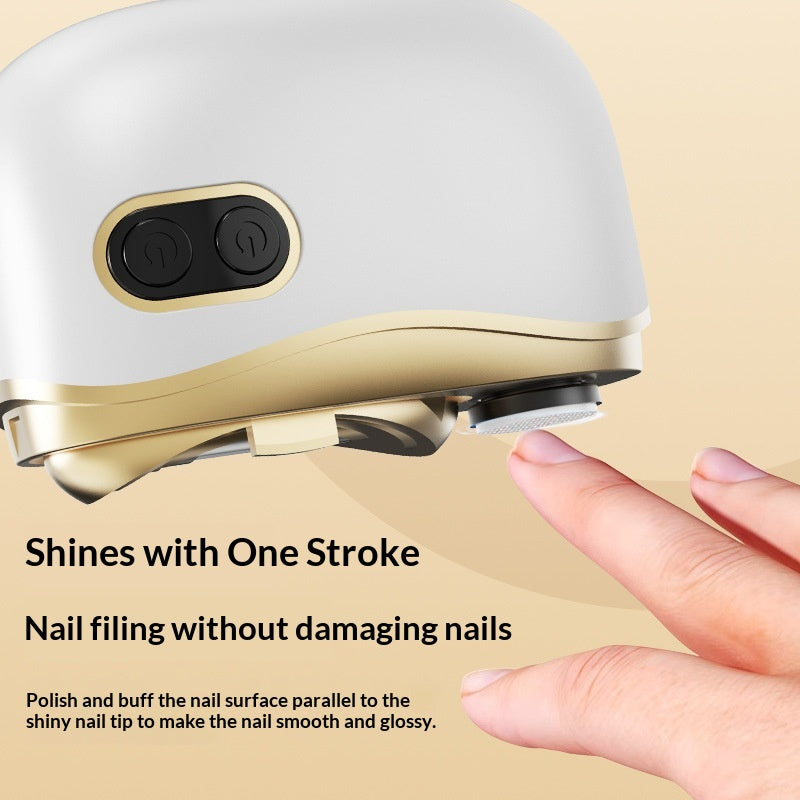 Clipper à ongles électrique portable silencieux - Comprimeur à ongles rechargeable sans fil pour usage domestique