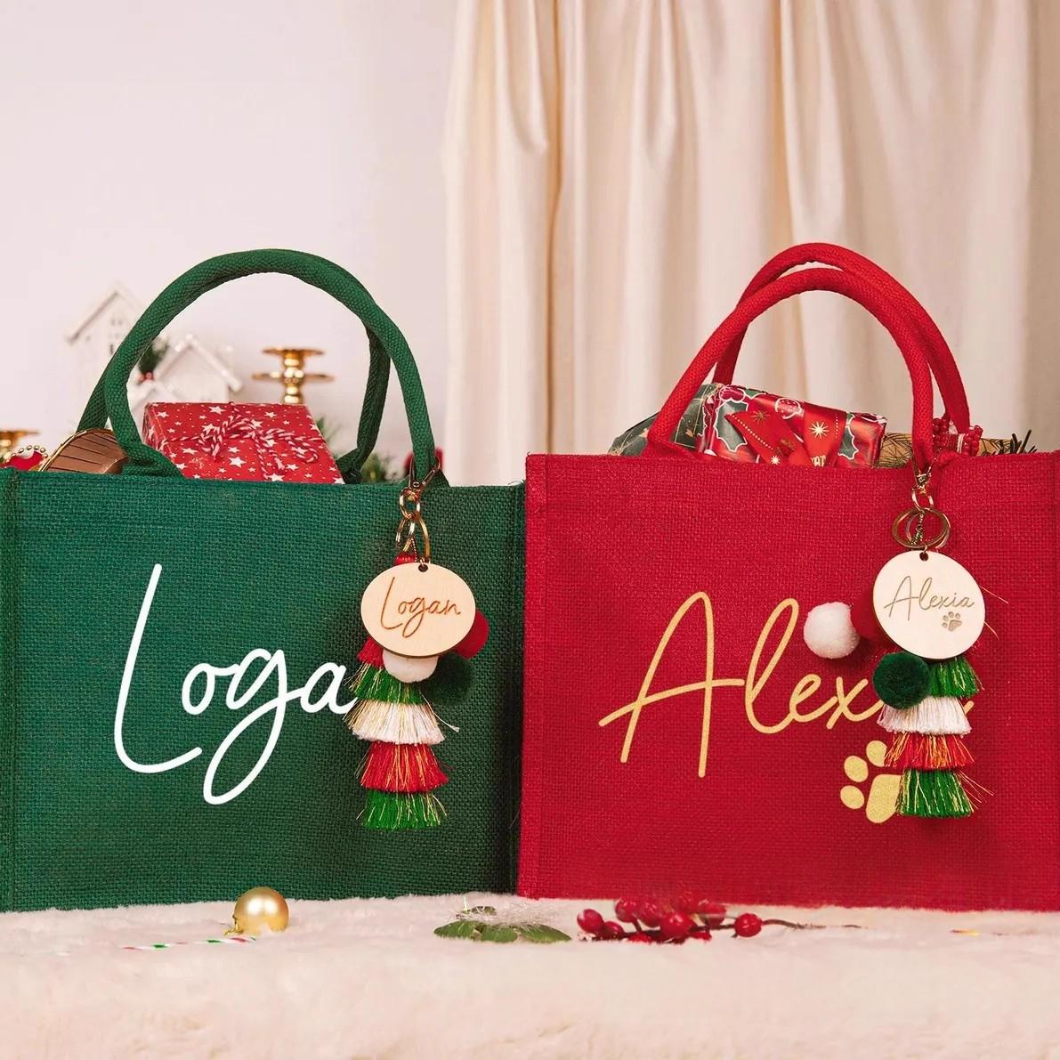 Sac cadeau de Noël personnalisé