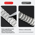 Bracelet de montre magnétique en acier inoxydable en forme de H pour IWatch