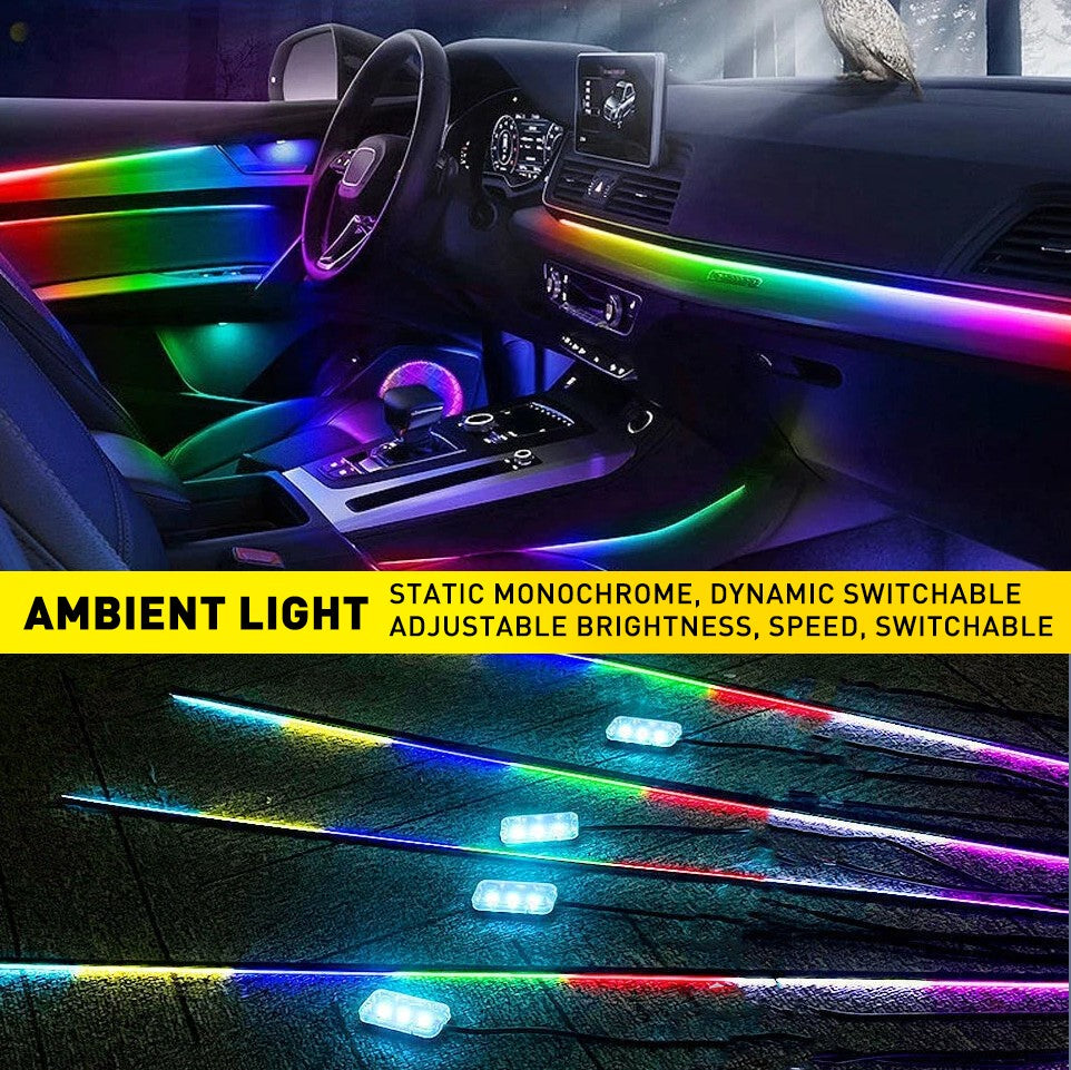 10in1 Perle LED complète Symphony Dream Car intérieur éclairage ambiant sans fil Kit UK