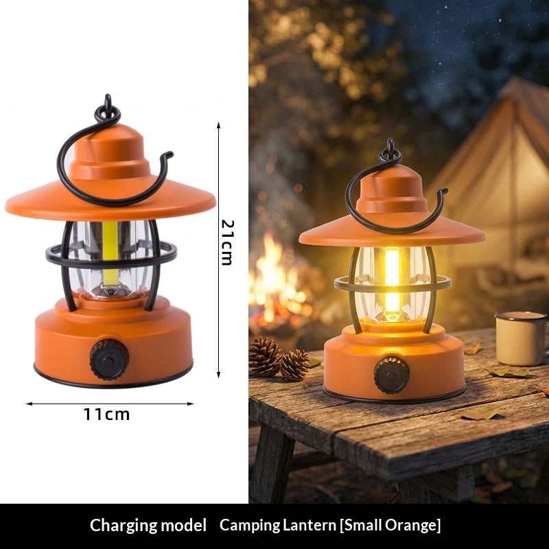 Lampe de camping rétro à énergie solaire