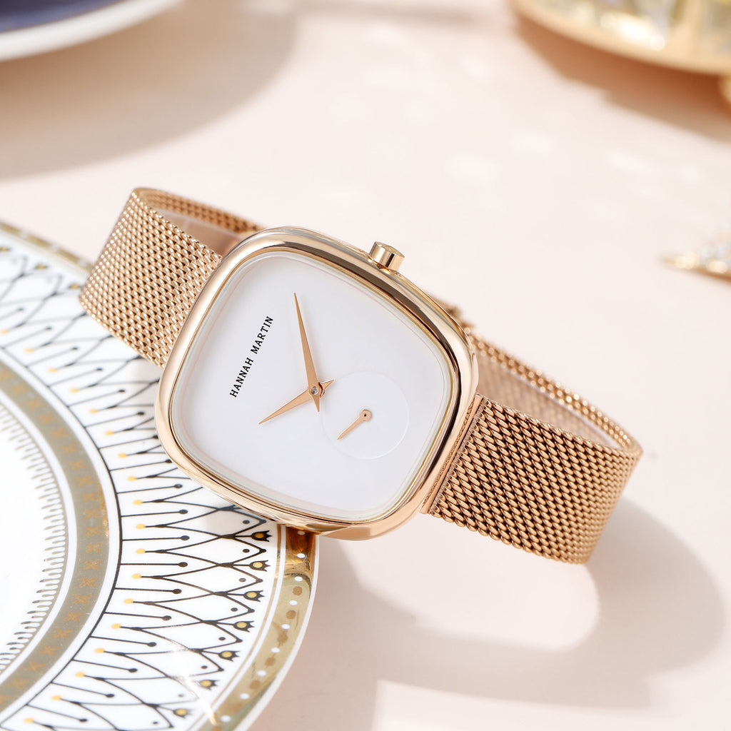 Montre Quartz en acier inoxydable Milan Mesh