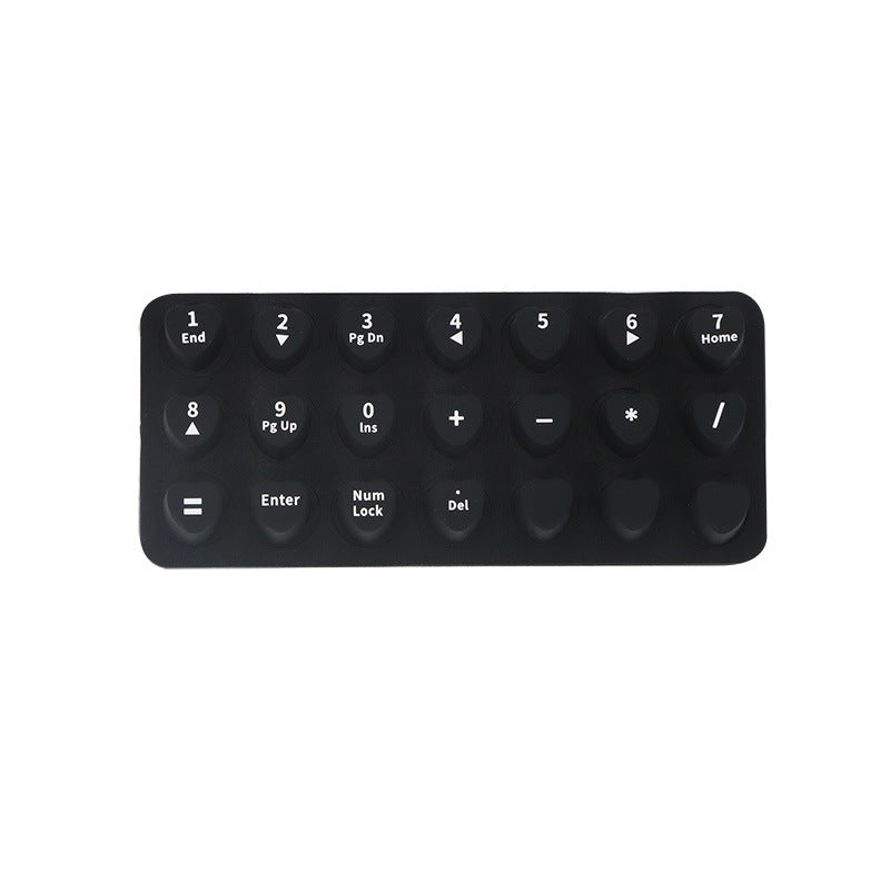 91 Bouton pour bureau Et stickers clavier en silicone informatique