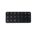 91 Bouton pour bureau Et stickers clavier en silicone informatique