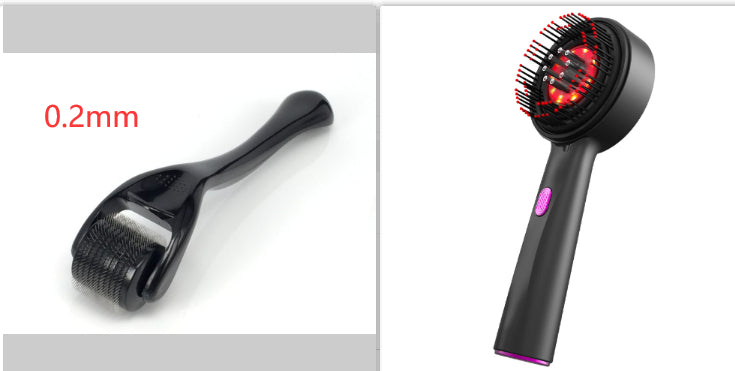 Peigne de Massage électrique Accueil Peigne Évacuateur Rouge Lumière Antidérapante Soins capillaires multifonctionnels