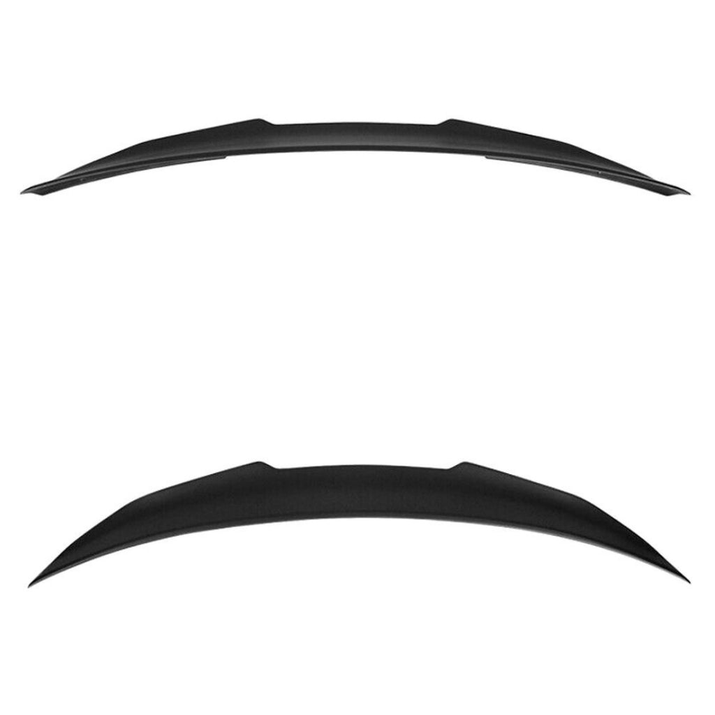 Convient 14-23 Infiniti Q50 PSM Style arrière Trunk Lip Spoiler mat noir ABS