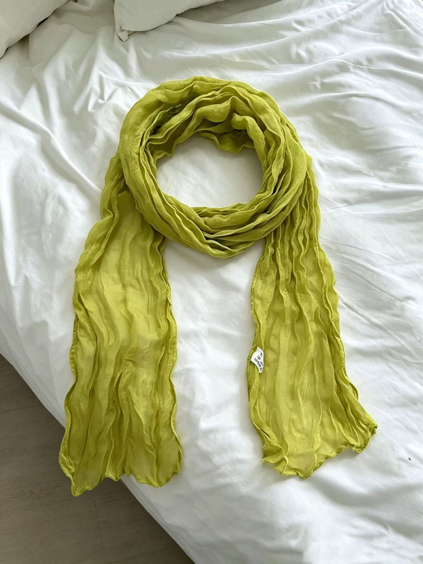 Femmes Versatile Solid-colore Cable-knit mince écharpe chaude pour le printemps et l'automne