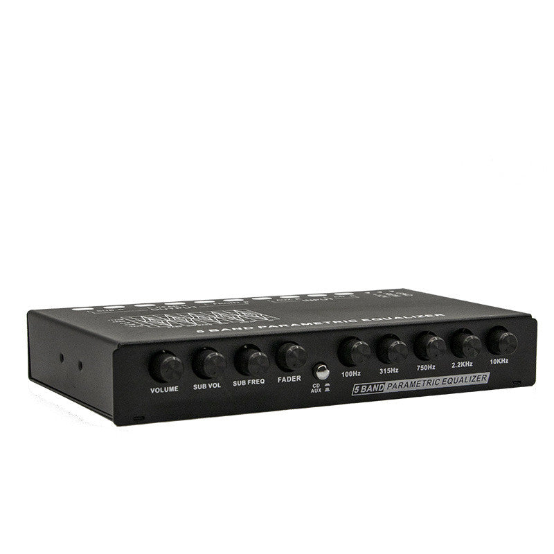 Car audio EQ listening division frequency amplifier
