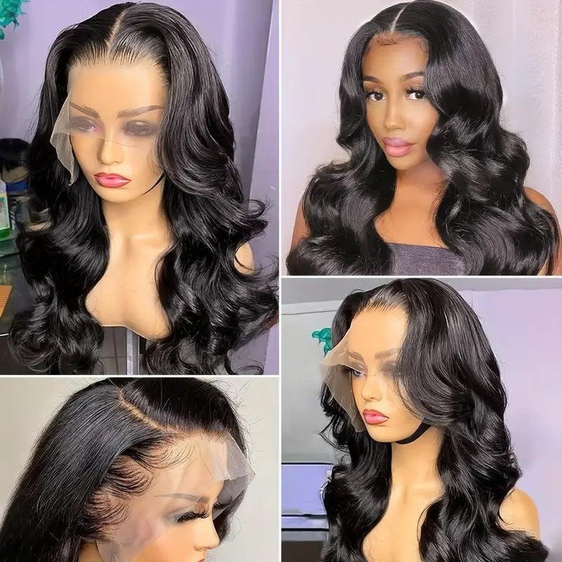 Fashion Lace devant Wavy Long Curly Cheveux Perruque femme