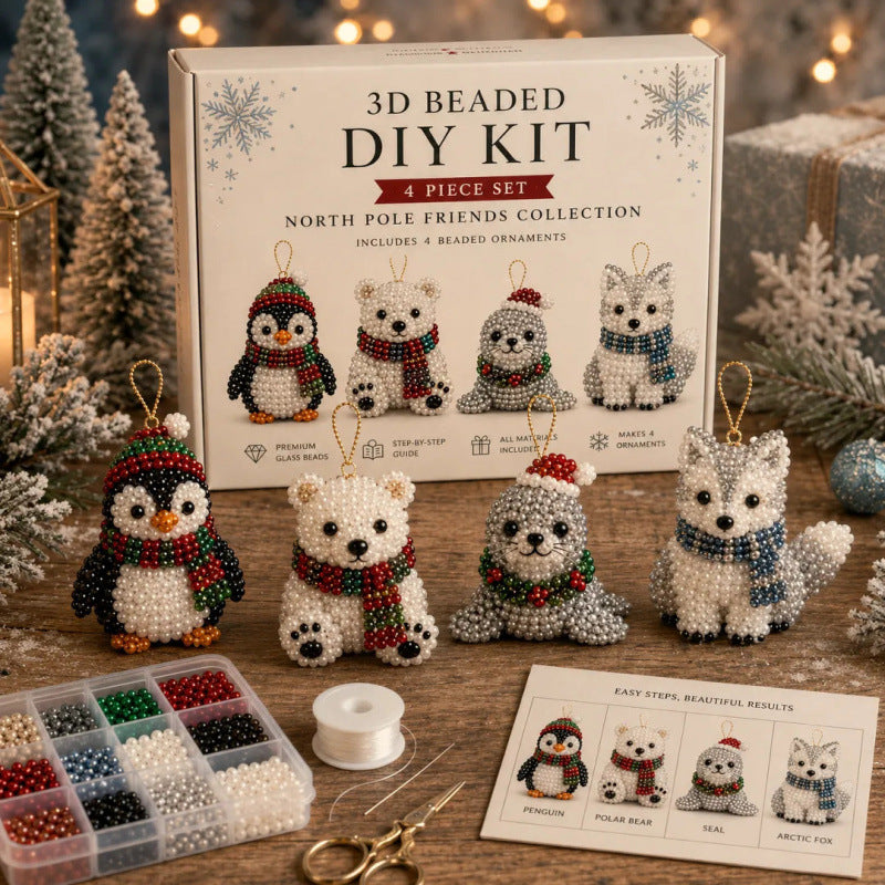 3D Perles Icônes de Noël Kit de bricolage