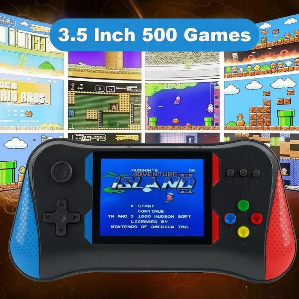3.5' 500 Jeux Classiques Handheld Retro Video Jeu Console Player Pour Enfants Adultes