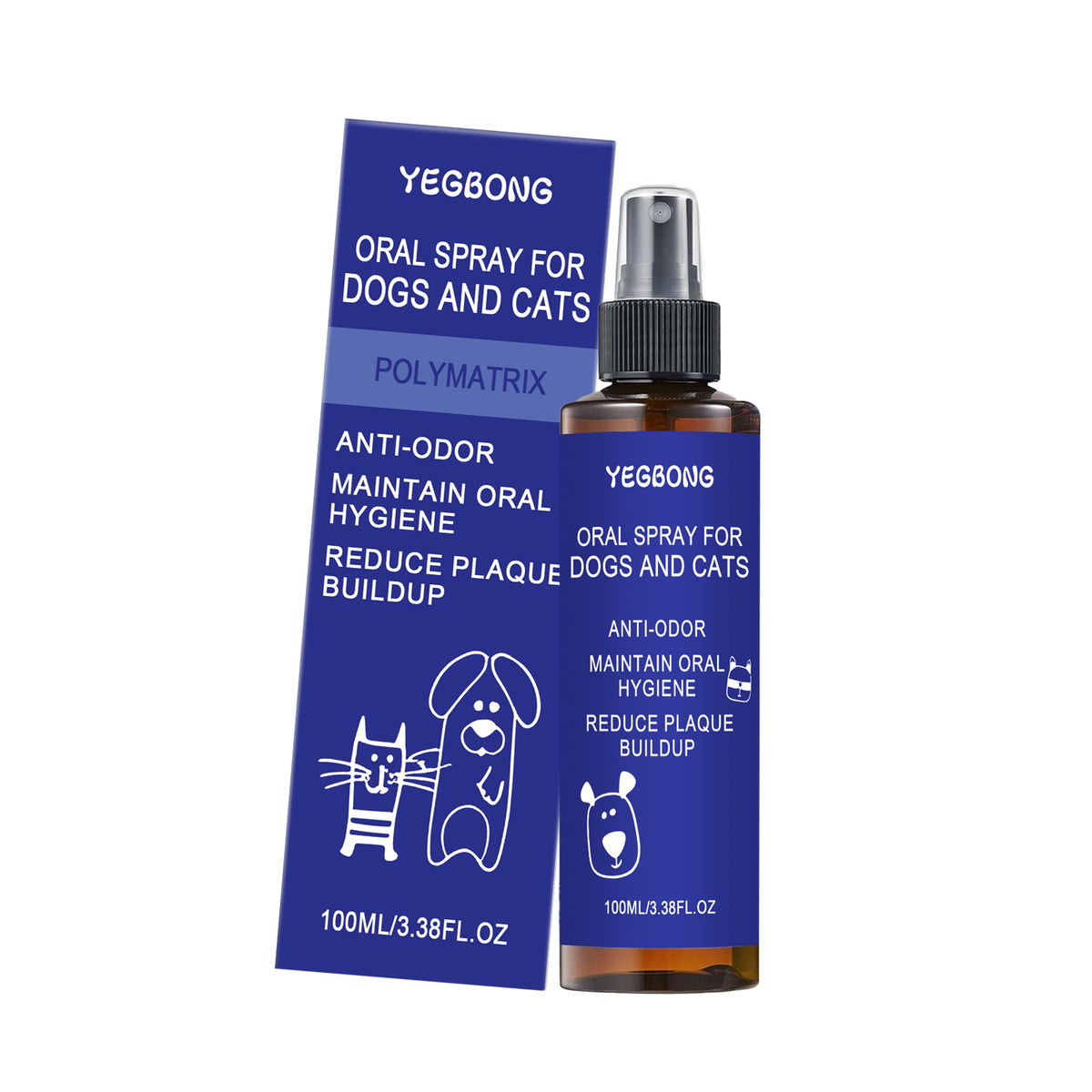 Spray oral pour chiens et chats