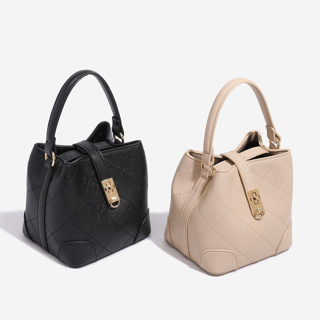 Mini sac à seau en diamant pour femmes