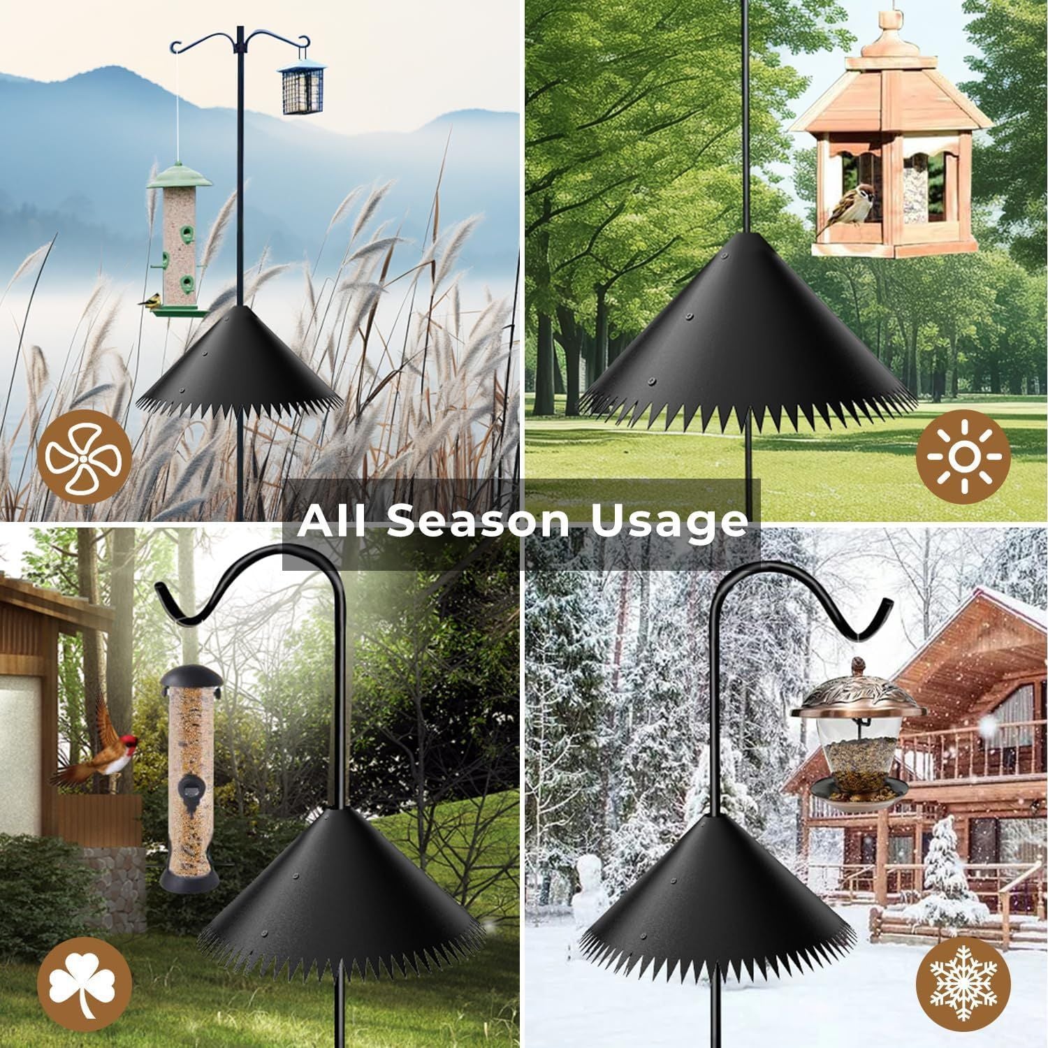 Entourage extérieur de l'écureuil-Proof Suspension Bird Feeder