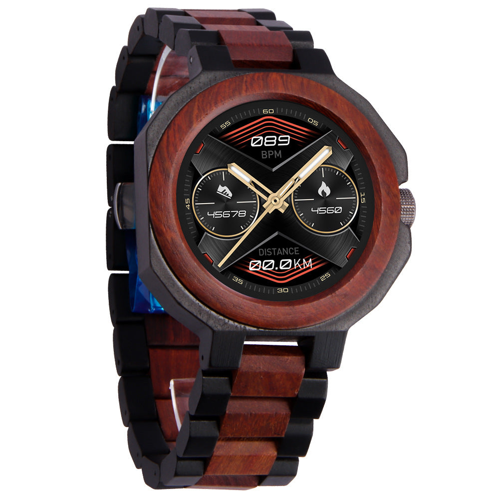 Minimalist et Multifonctionnel Neutre Montre Sandalwood