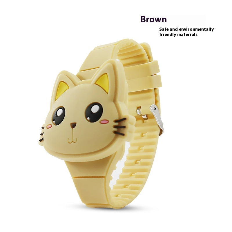 Epoxy LED Cartoon Enfants Montre