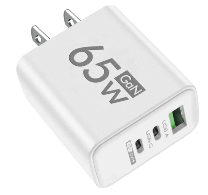 65W Carré givré 1USB 2PD Chargeur de téléphone portable multiports 5v2a 12W Char standard